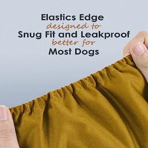 wegreeco Washable Dog Diapers - Washable Male Dog Belly Wrap - Pack of 3 - Picture 5 of 7